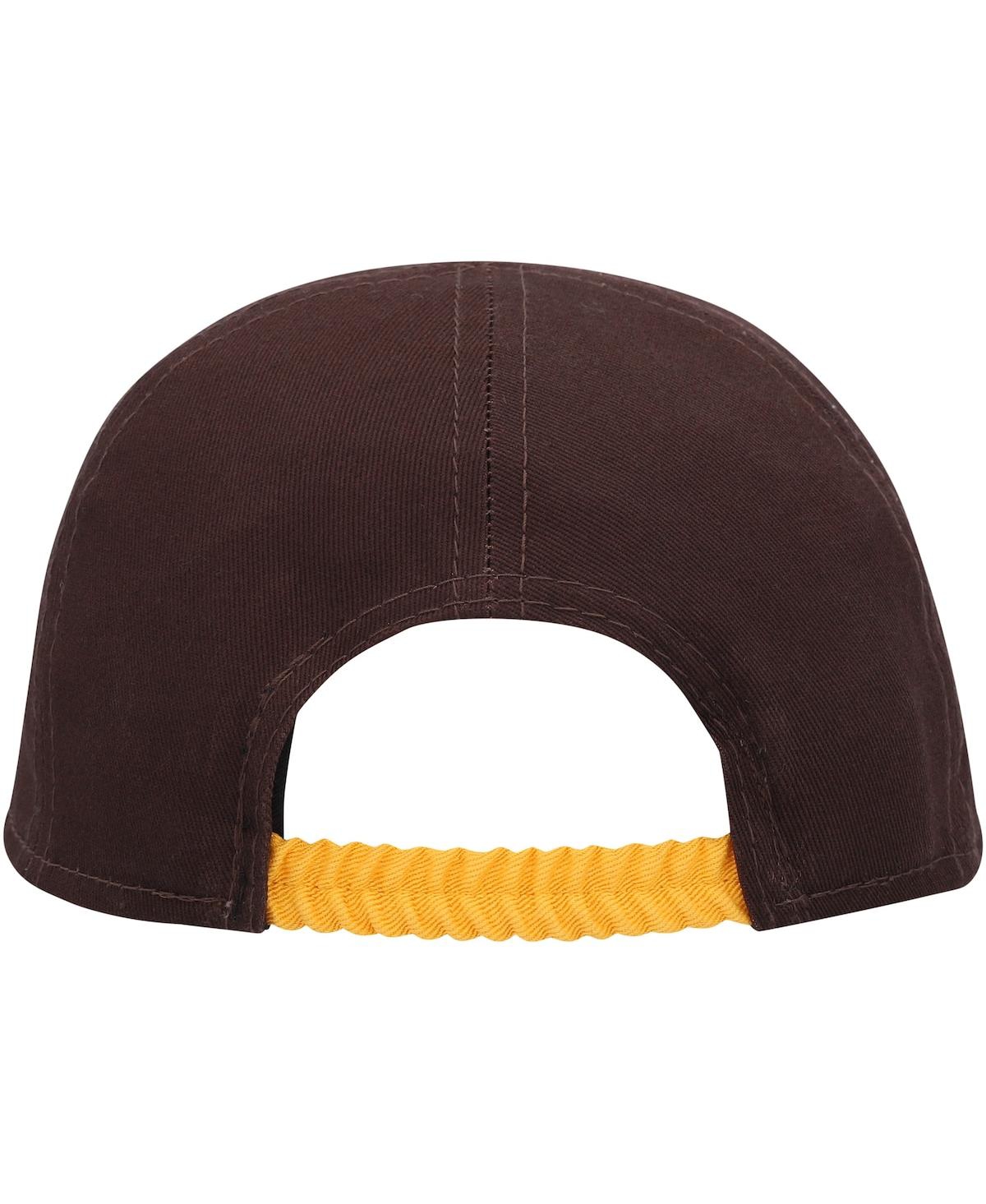 New Era Infant Boys And Girls  Brown San Diego Padres Team Color My First 9twenty Flex Hat In Brown