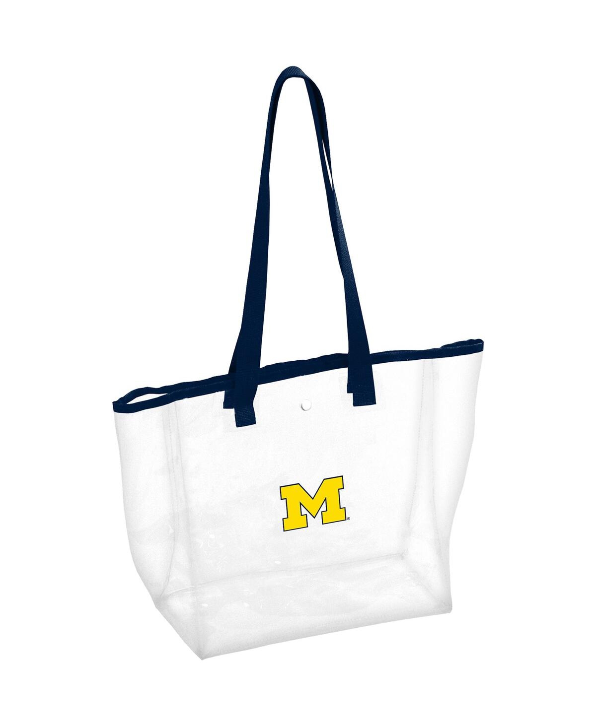 Logo Brands Women's Michigan Wolverines Stadium Clear Tote Bag