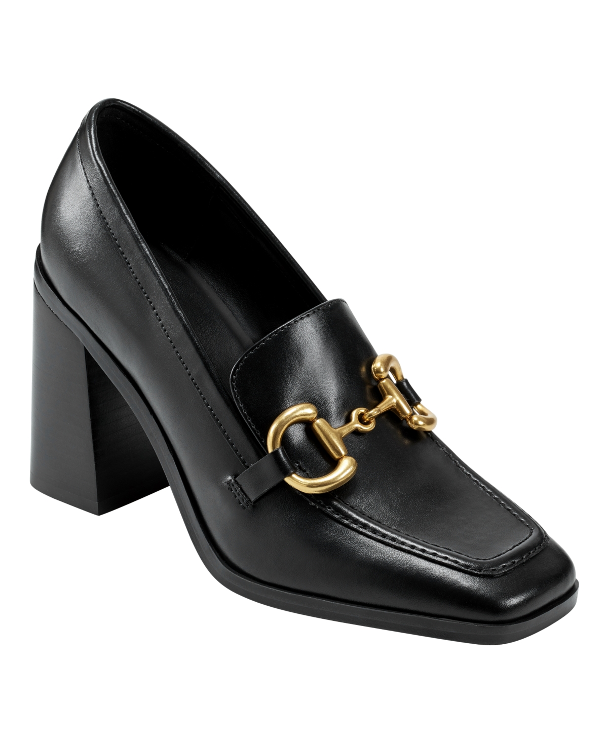 Women's Harlae Square Toe Slip-on Dress Loafers - Black