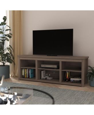 65" Wooden Fincastle 6 Cubby  Tv Stand For Up To 80" Tv'S