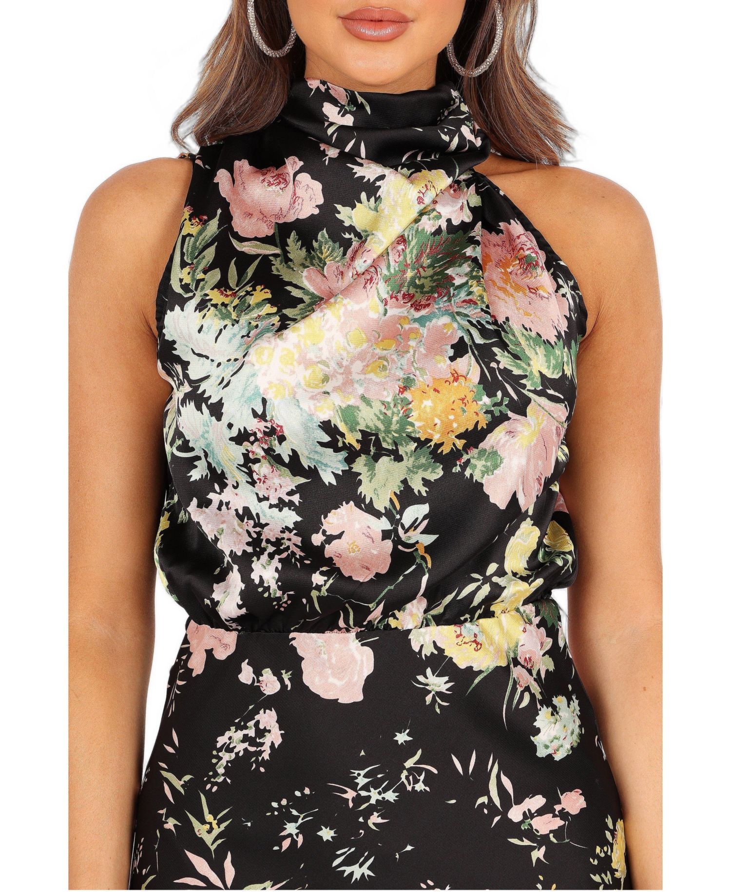 Women's Anabelle Mock Neck Mini Dress
