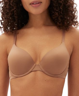 Out From Under Frill Pointelle Underwired Bra in Brown