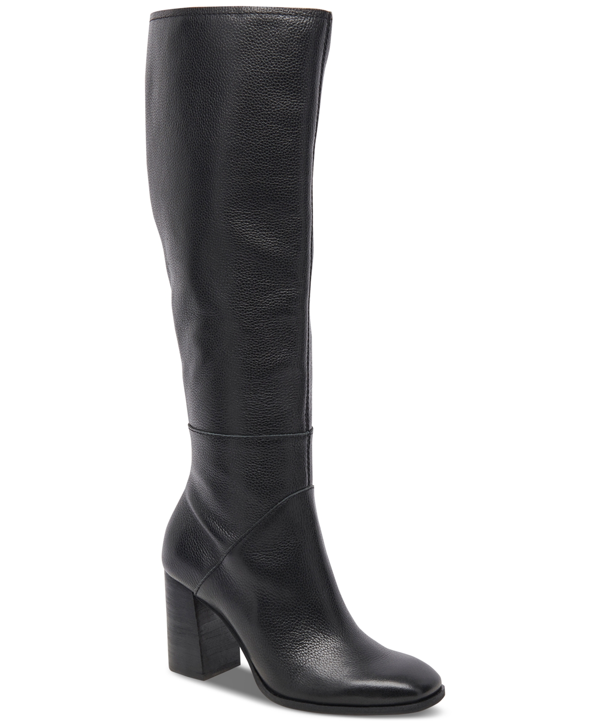 Shop Dolce Vita Women's Fynn Block-heel Dress Boots In Onyx