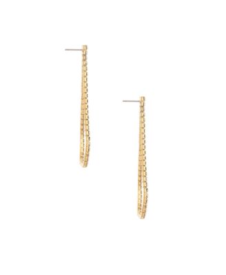 Sparkle Droplet 18K Gold Plated Earrings