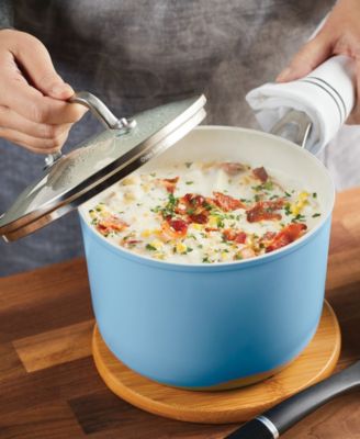 3-Qt. Ceramic Nonstick Saucepan