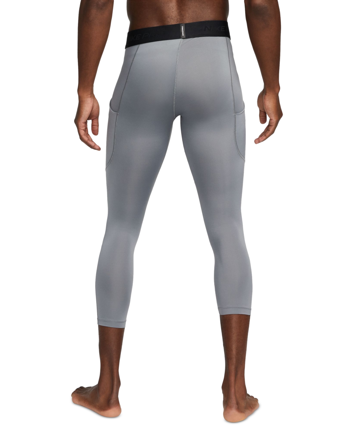 Nike Pro Men's Dri-fit 3/4-Length Fitness Tights -black