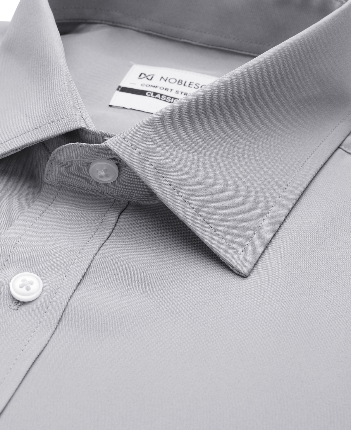 Nobleson Men Classic-Fit Solid Color Dress Shirt - Burgundy | Smart Closet