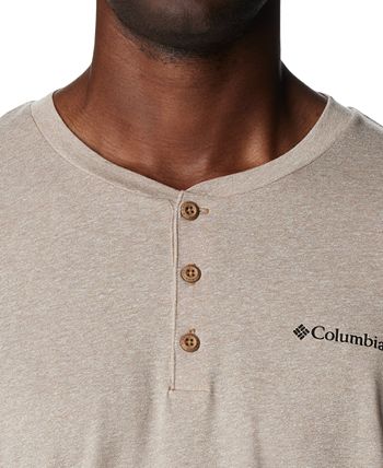 Columbia Men's Thistletown Hills Logo Graphic Long-Sleeve Tech Henley -  Macy's