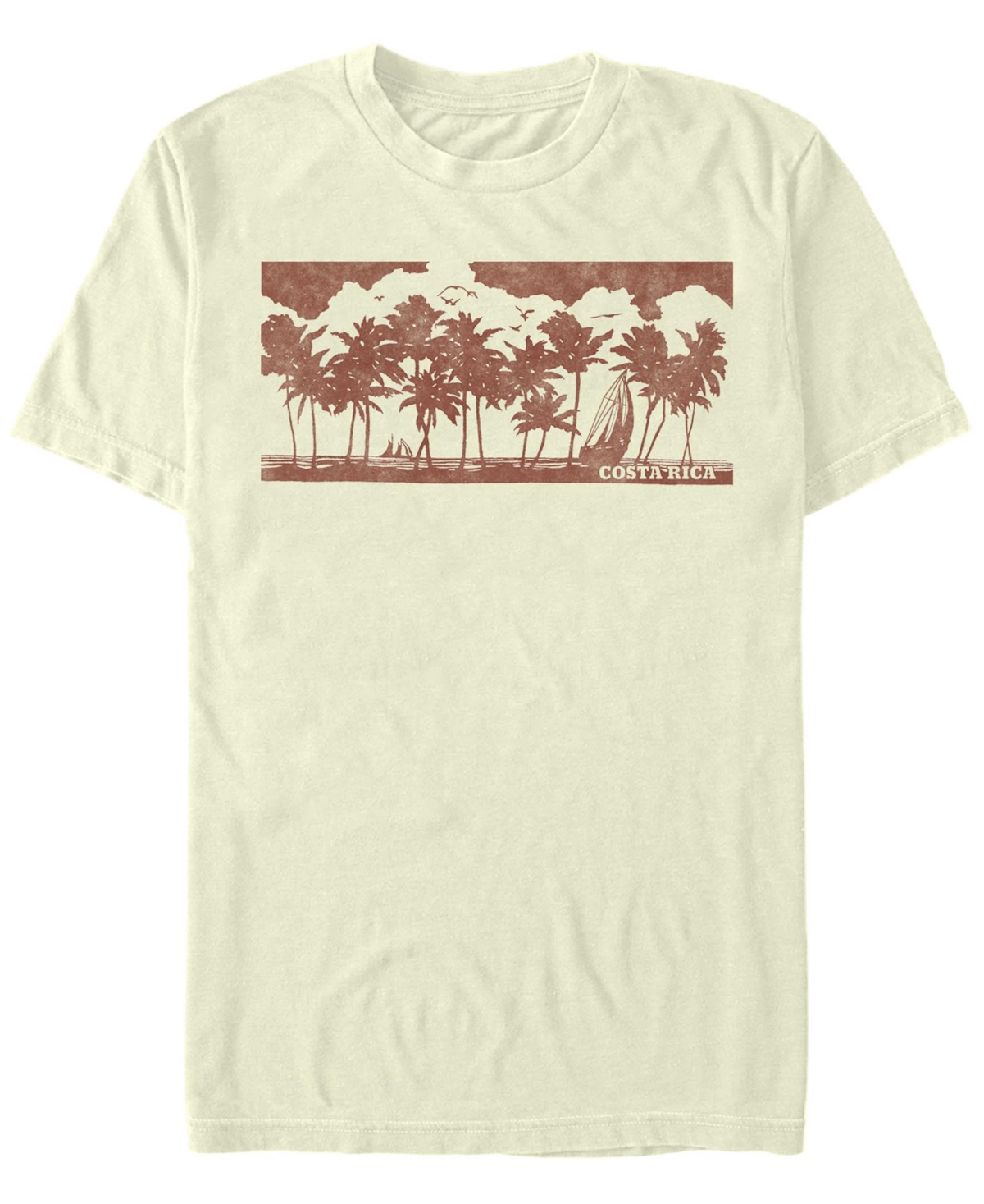 Fifth Sun Men's Costa Rica Short Sleeves T-shirt In Natural
