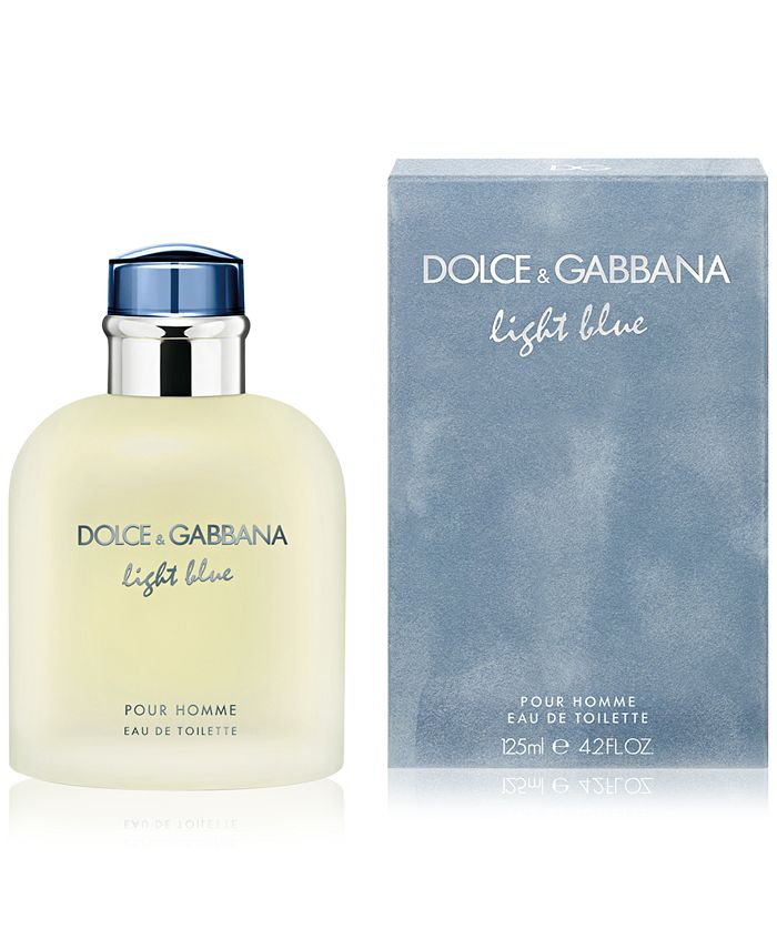 Dolce&Gabbana Men's Light Blue Pour Homme Eau de Toilette Spray, 4.2 oz ...
