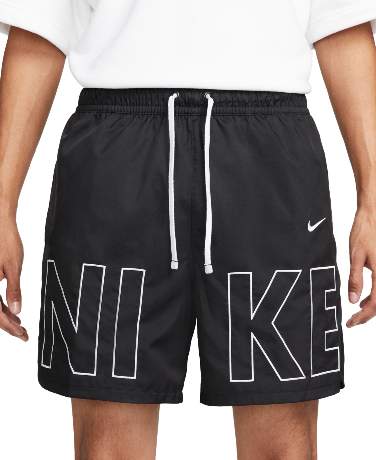 Nike Men's  Sportswear Woven Flow Shorts In Black