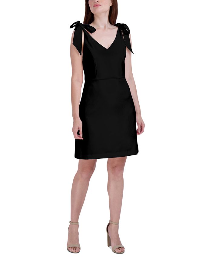 BCBGeneration Women s Bow Trim A Line Dress Macy s