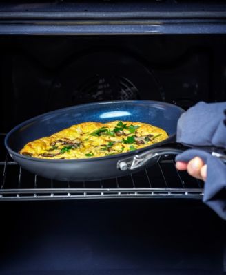 Hard Anodized Ceramic Nonstick 11" Frying Pan with Lid