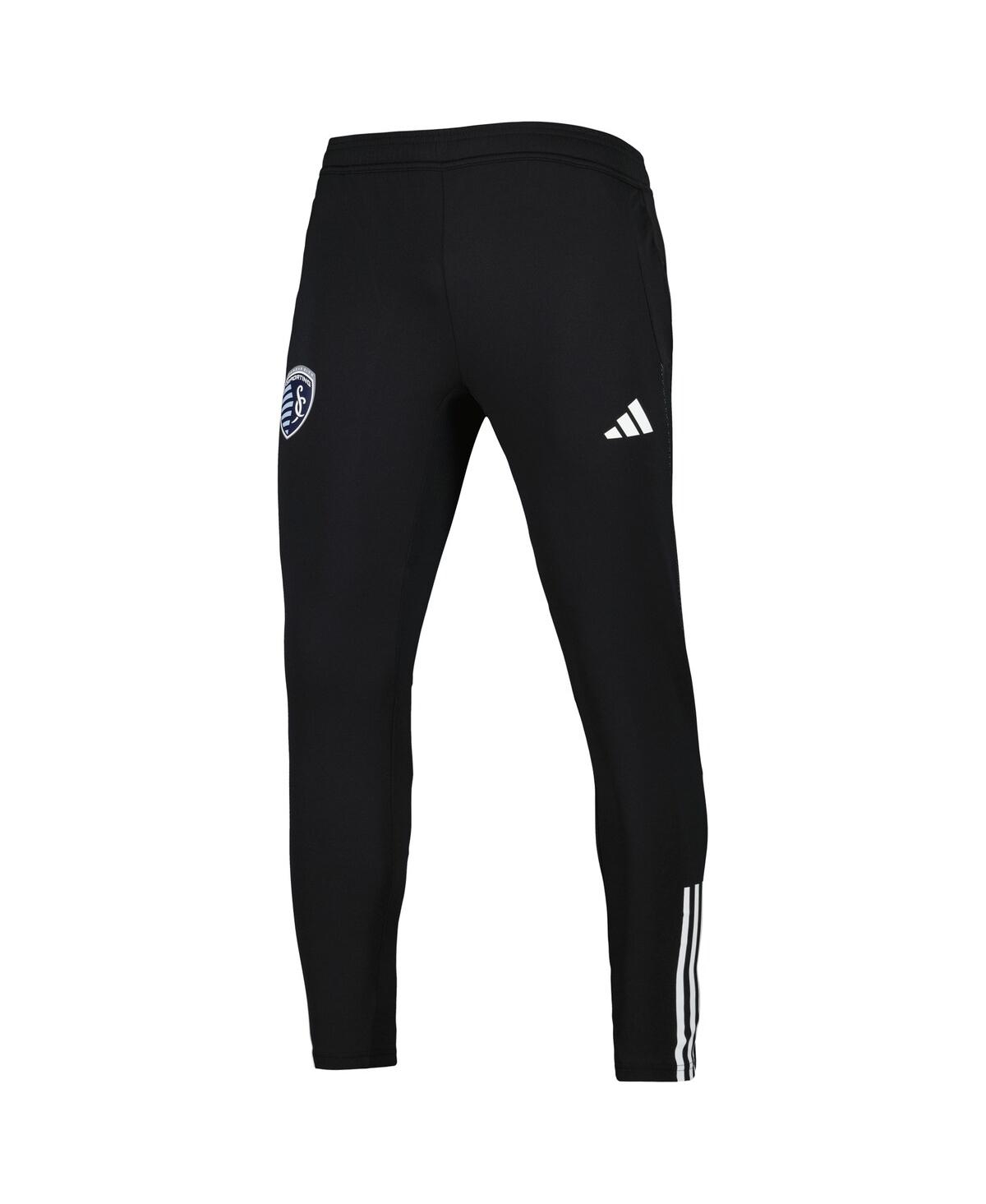 Shop Adidas Originals Men's Adidas Black Sporting Kansas City 2023 On-field Team Crest Aeroready Training Pants