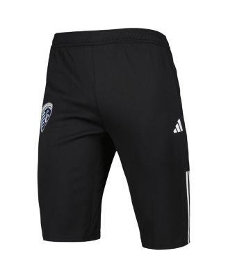 Men's Black Sporting Kansas City 2023 On-Field Training AEROREADY Half Pants