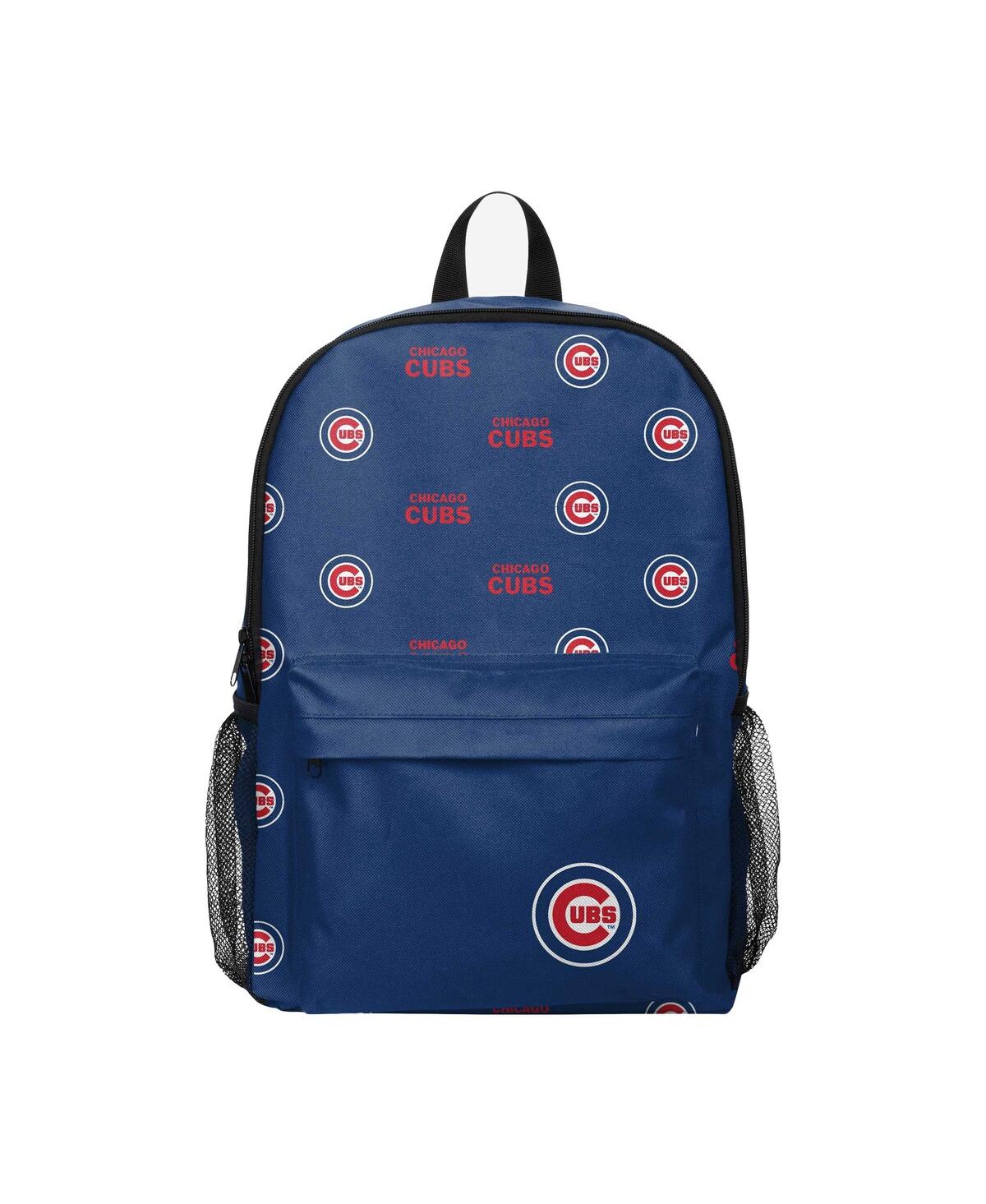 Foco Kids' Youth Boys And Girls  Chicago Cubs Repeat Logo Backpack In Navy