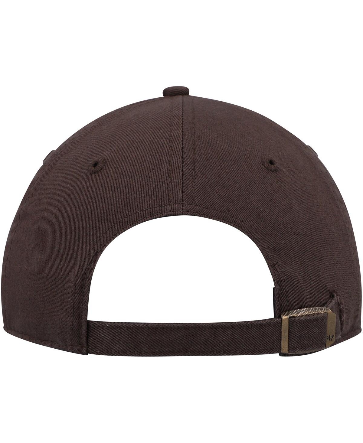 Women's '47 BrandCleveland Browns Phoebe Clean Up Adjustable Hat - Brown