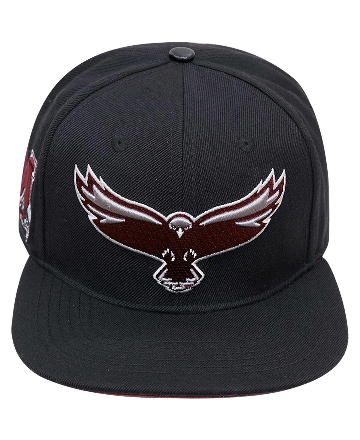 Shop Pro Standard Men's  Black Maryland Eastern Shore Hawks Arch Over Logo Evergreen Snapback Hat