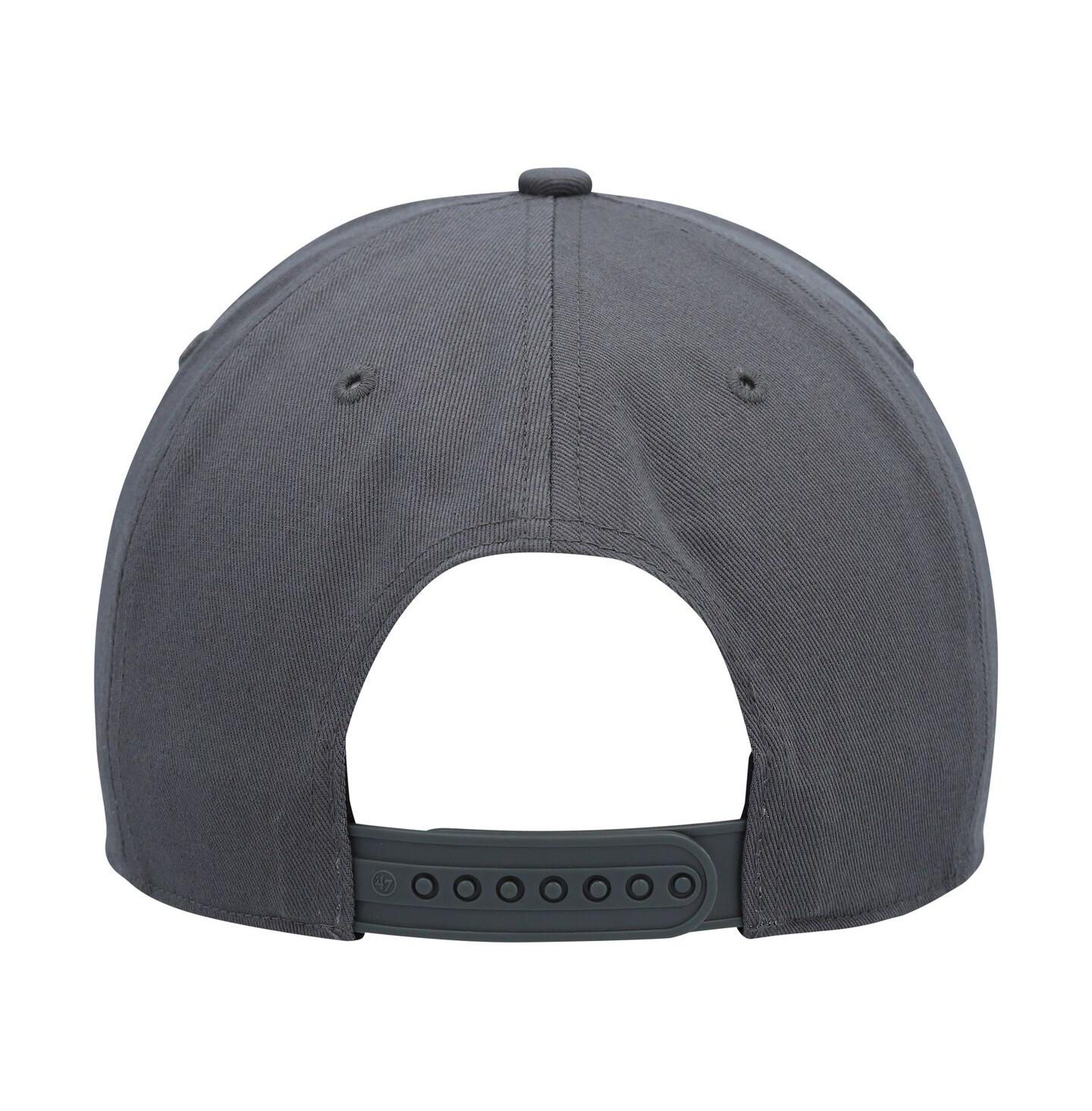 Мужская кепка '47 Brand Charcoal Vegas Golden Knights Primary Hitch Snapback Hat — фото 2