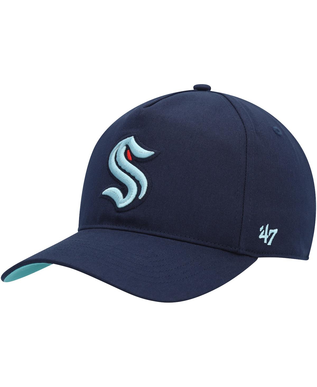 47 Brand Men's Deep Sea Blue Seattle Kraken Clean Up Adjustable Hat In Deep Sea Blue