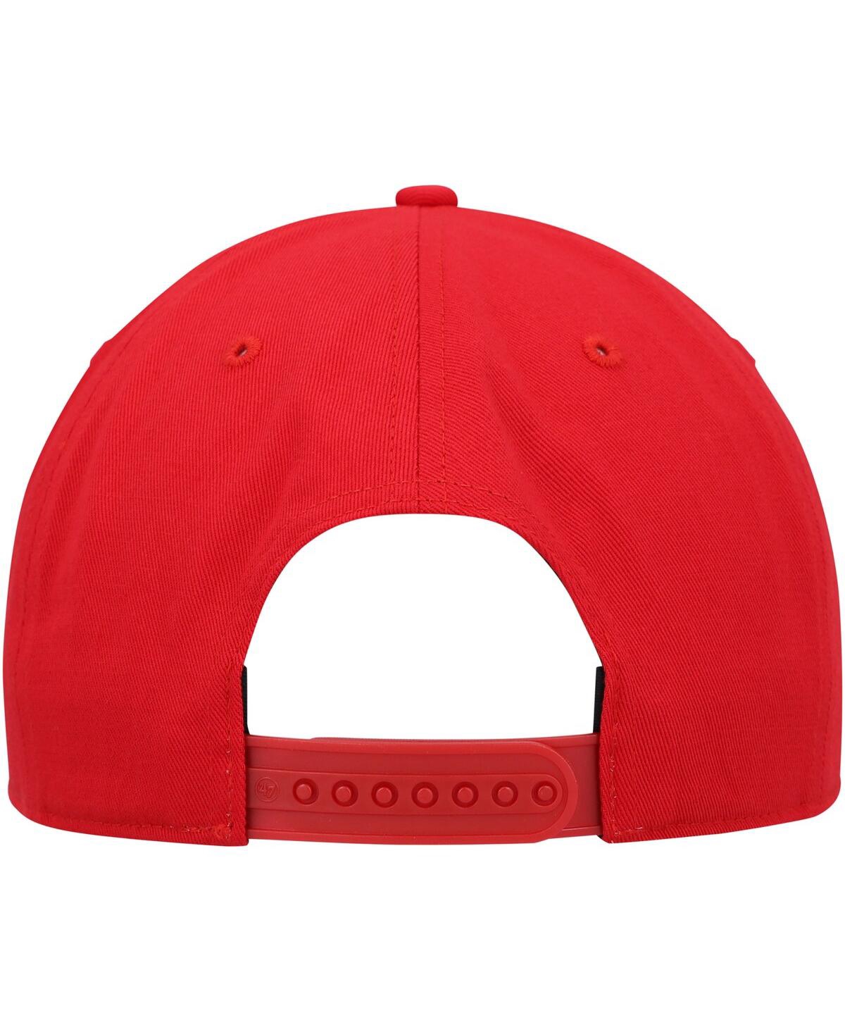 Men's '47 BrandDetroitWings Primary Hitch Snapback Hat - Red