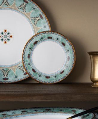 Serene Garden Set of 4 Bread & Butter/Appetizer Plates, 6.50"