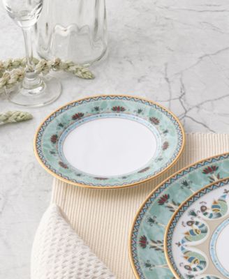 Serene Garden Set of 4 Bread & Butter/Appetizer Plates, 6.50"