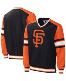 San Francisco Giants Mitchell & Ness Cooperstown Collection Mesh Wordmark  V-Neck Jersey - Black