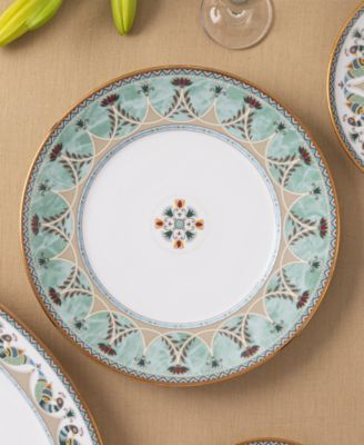 Serene Garden Set of 4 Dinner Plates, 10.50"
