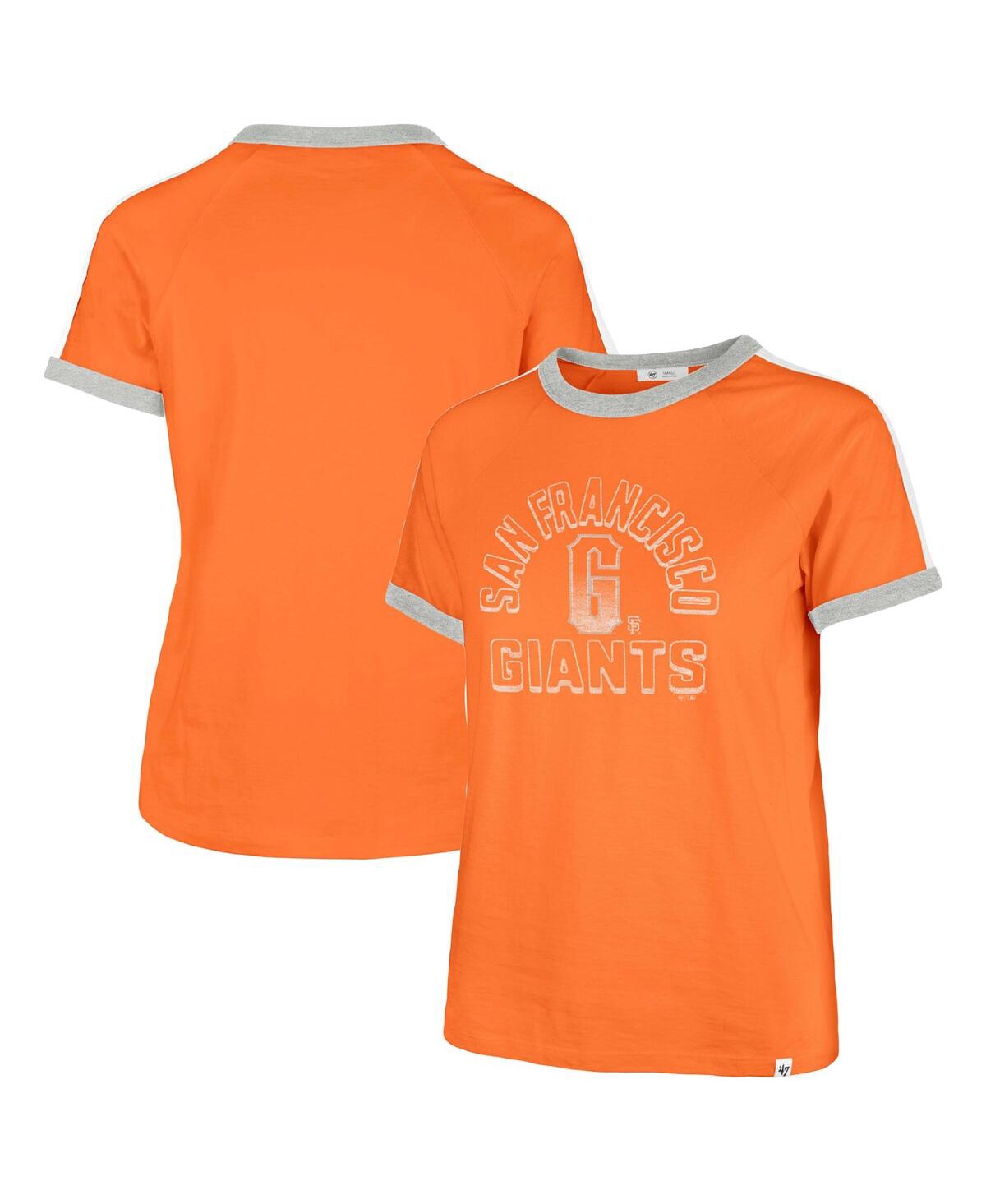 47 Brand Women's ' Orange San Francisco Giants City Connect Sweet Heat Peyton T-shirt
