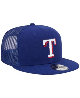 Men's Royal Texas Rangers Team Color Trucker 9FIFTY Snapback Hat