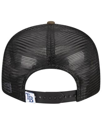 Men's Camo Tampa Bay Rays Woodland Camo Trucker 9FIFTY Snapback Hat