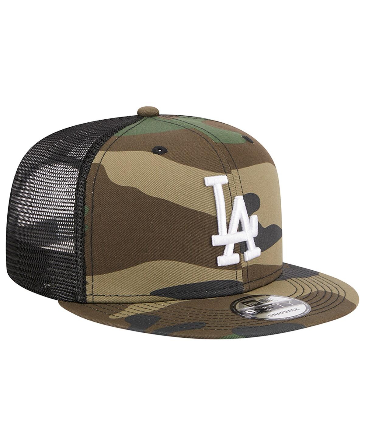 Men's New EraLos Angeles Dodgers WoodlandTrucker 9FIFTY Snapback Hat - Camo