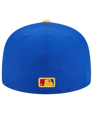Men's Royal, Yellow Cincinnati Reds Empire 59FIFTY Fitted Hat