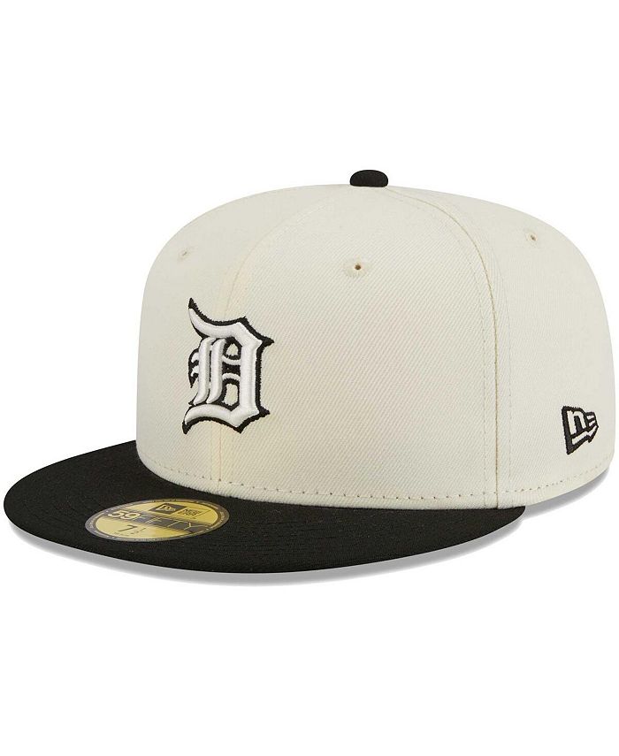 Detroit Tigers New Era MLB Heather Black White 59FIFTY Fitted Hat