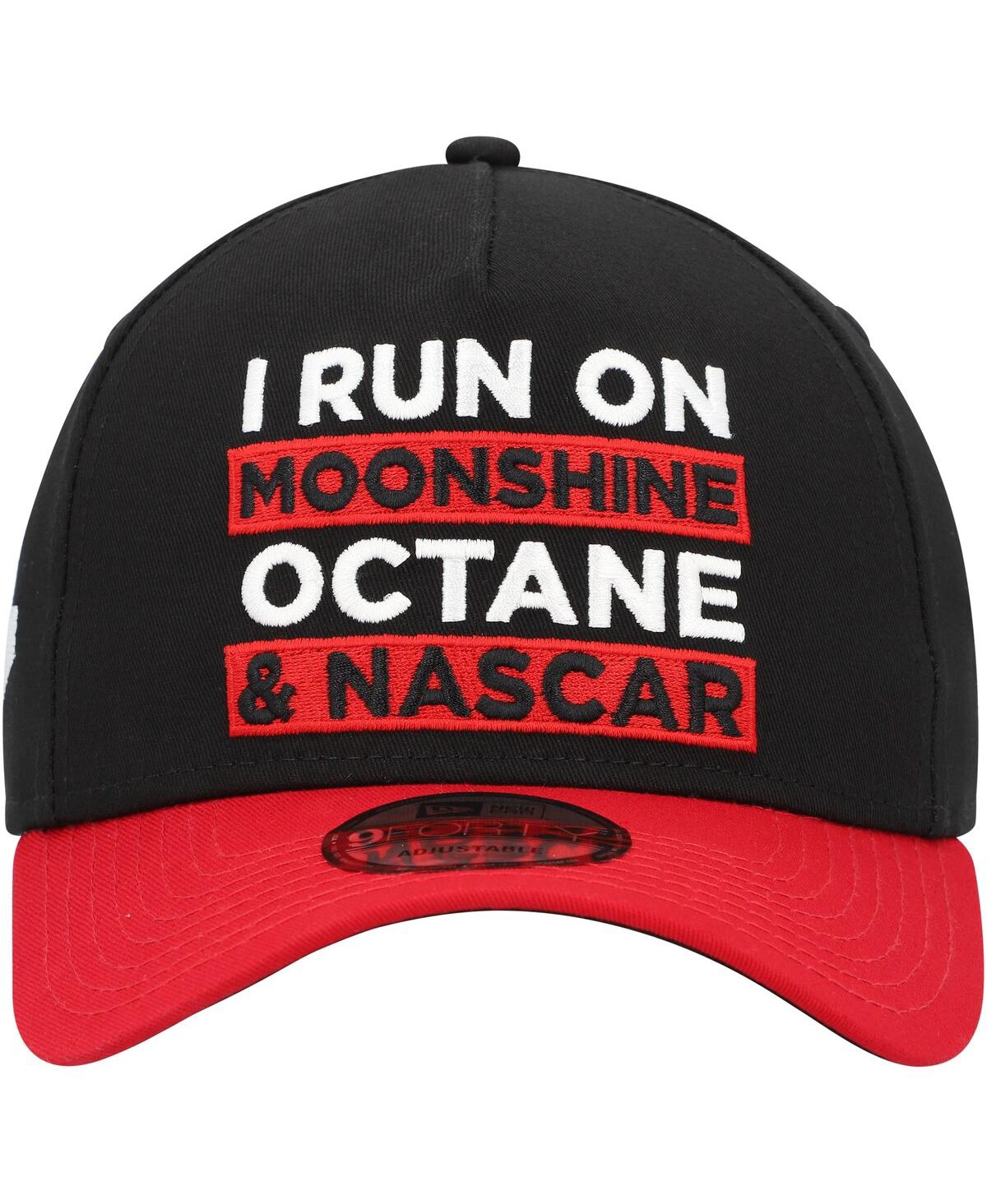 Men's New Era Scarlet Nascar 9FORTY A-Frame Trucker Snapback Hat - Scarlet