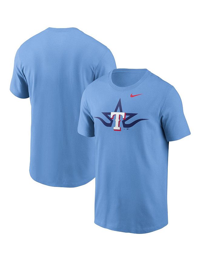 Men's Nike Light Blue Texas Rangers Star Hometown T-Shirt Size: Small