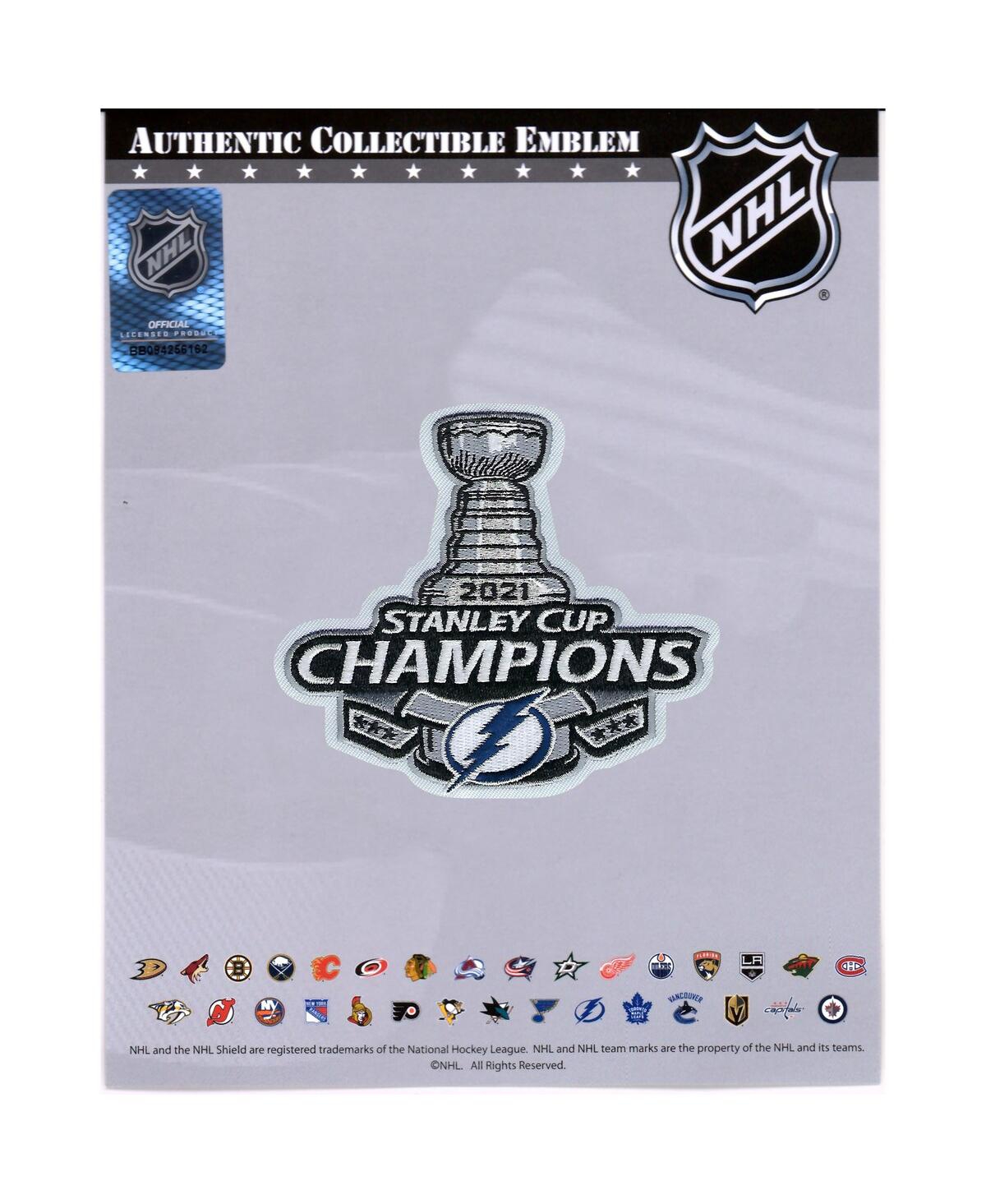 Fanatics Authentic Tampa Bay Lightning National Emblem 2021 Stanley Cup Champions Jersey Patch In White