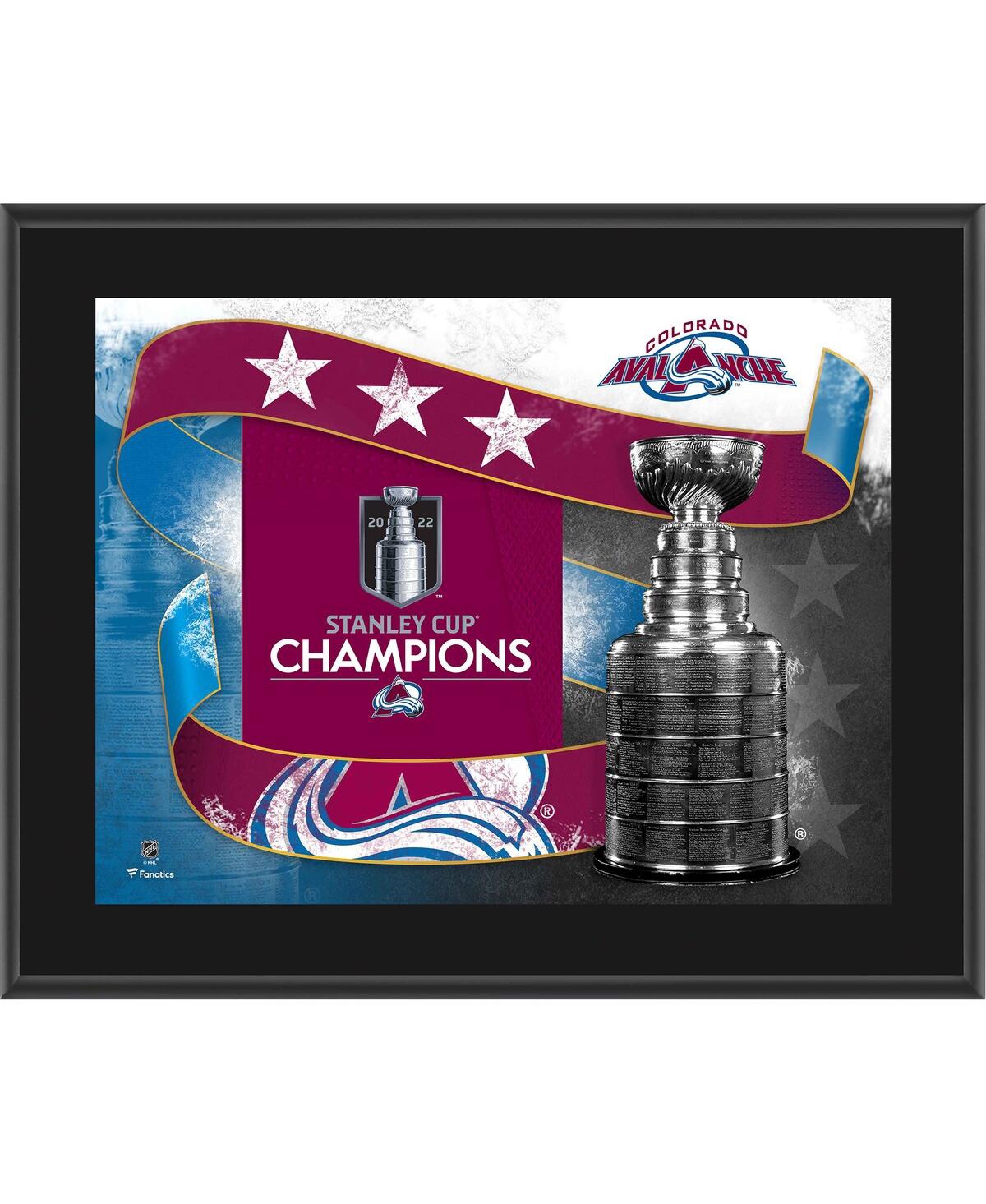 Fanatics Authentic Colorado Avalanche 2022 Stanley Cup Champions 10.5" X 13" Champions Logo Sublimated Plaque In Multi