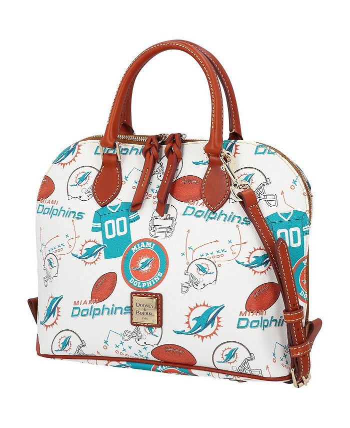 Dooney & Bourke All Leather Weather 3.0 Barrel Satchel 28 in Caramel