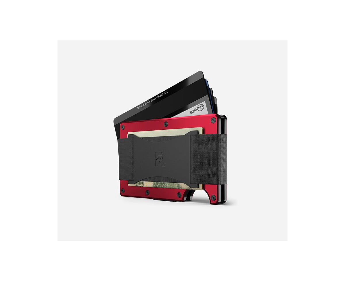 The Ridge Aluminum (Red) Wallet - (red)
