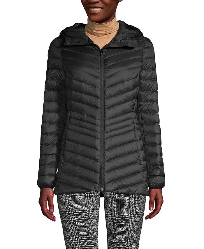 Lands end ultralight packable down top