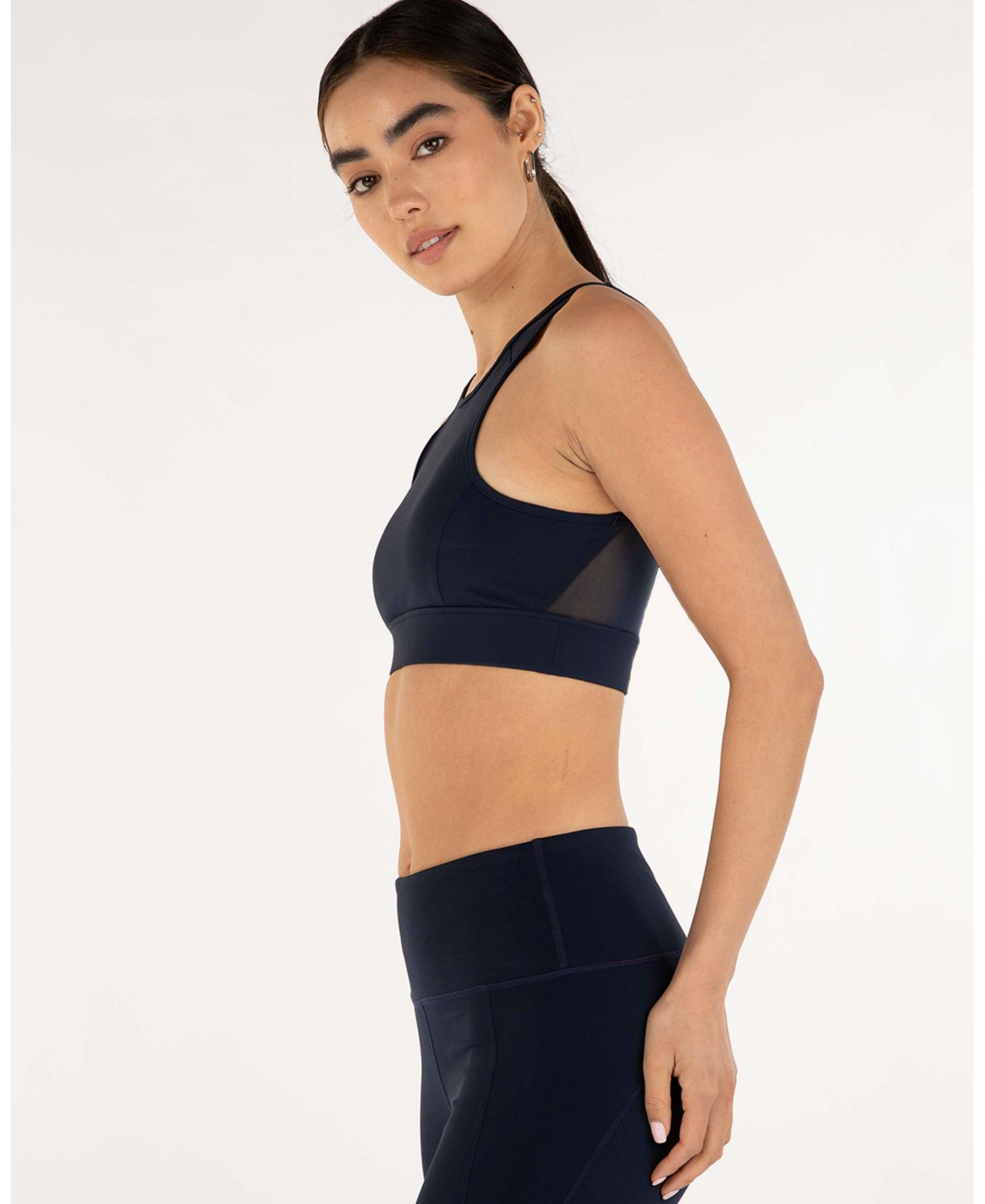 Women's Venti Mesh Longline Silkiflex Crop Bra