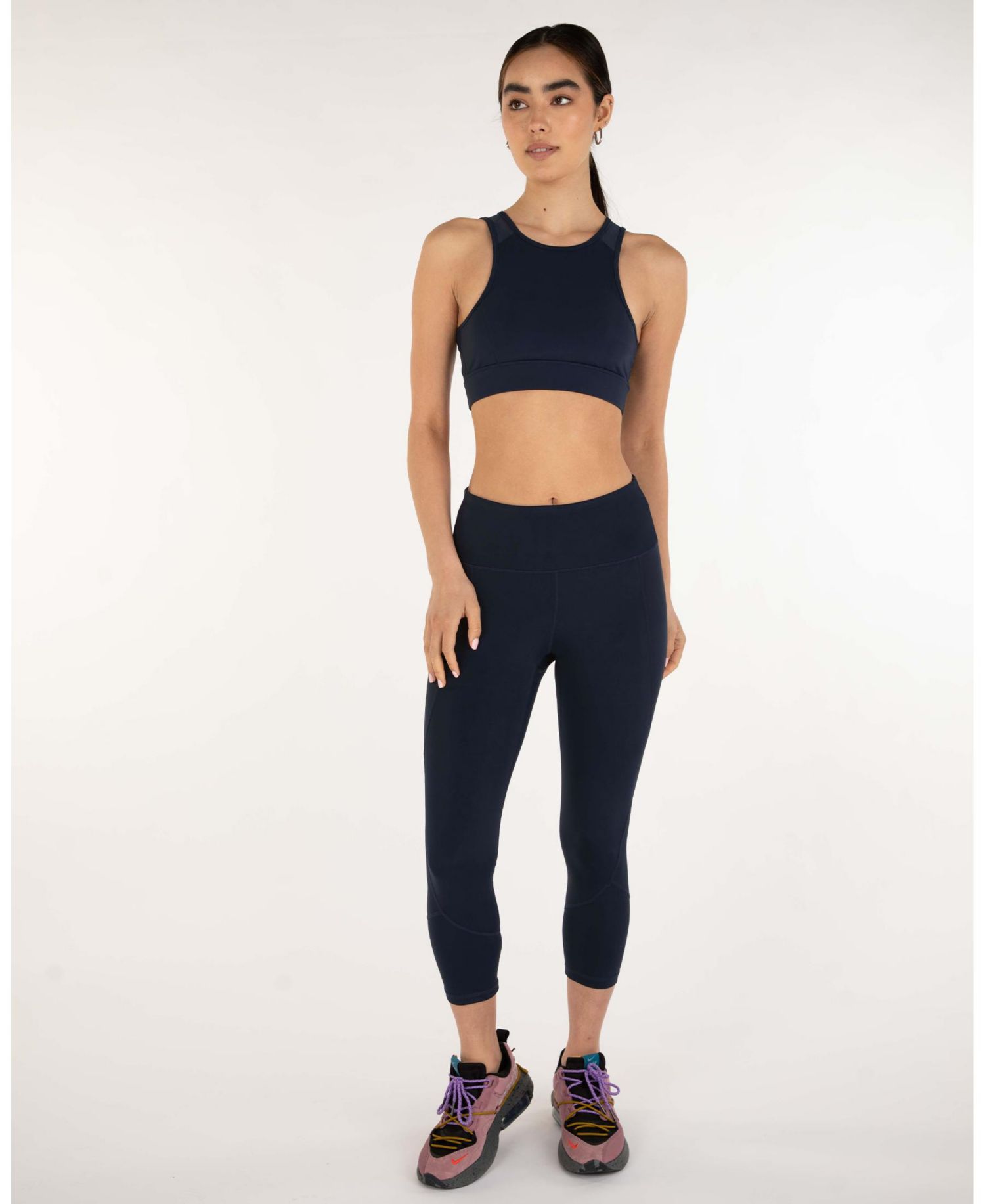 Women's Venti Mesh Longline Silkiflex Crop Bra