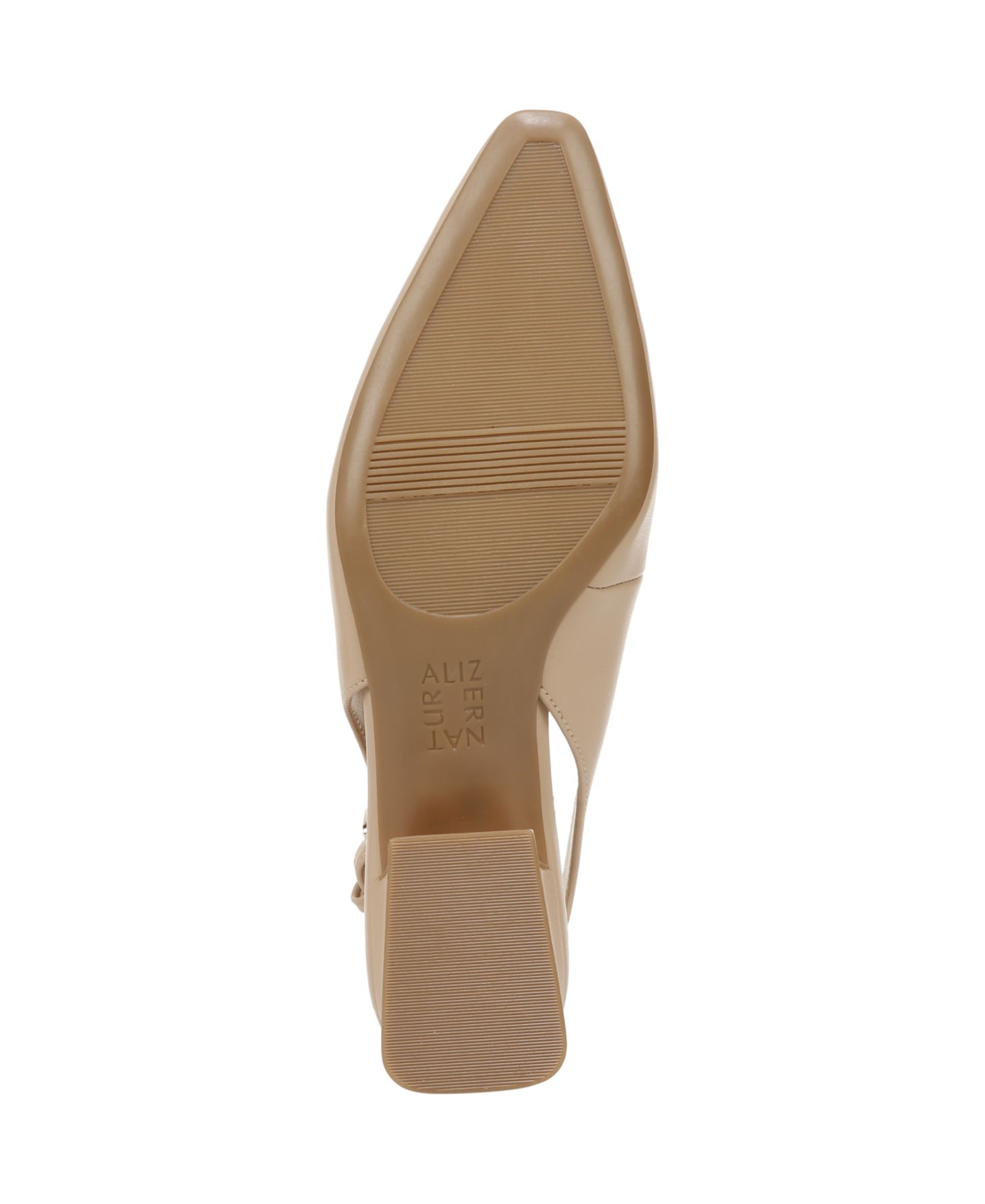 Женское платье Naturalizer Ginger Snip Toe Dress Slingbacks, цвет: Бежевая искусственная кожа — фото 5