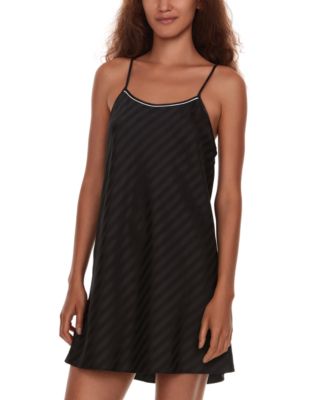 Flora by Flora Nikrooz - Women's Angela Striped Satin Chemise