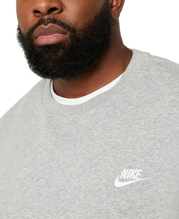 Nike Men's Club Fleece Crew Sweatshirt - Macy's