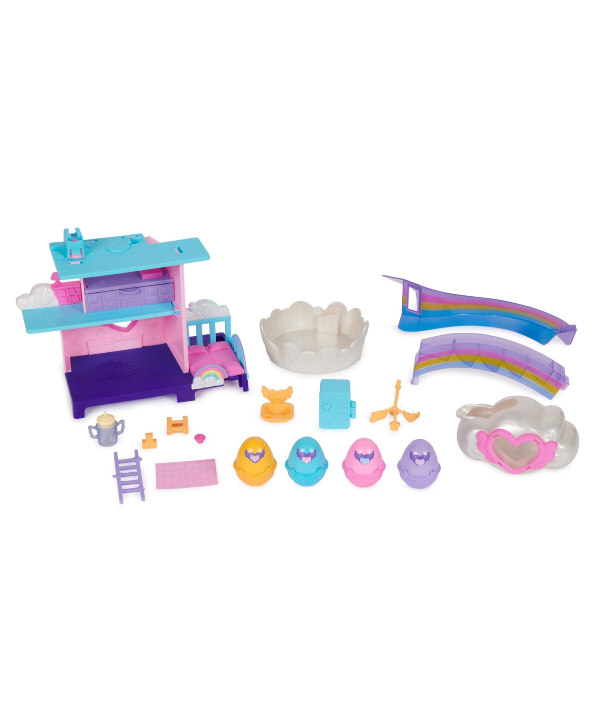 Hatchimals Alive Hatchi-nursery Playset With 4 Mini Figures In Self-hatching Eggs In Multi-color