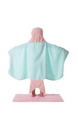 Complete Juvi Mermaid Themed Fabric 5 Piece Shower Curtain Bathroom Set