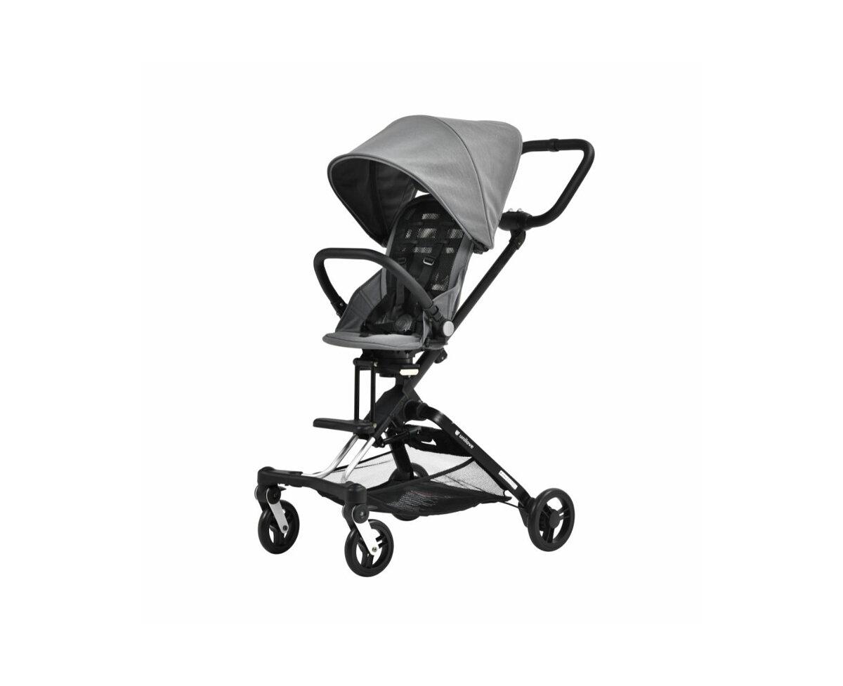 Unilove On The Go 2-in-1 Lightweight Stroller In Cloud Gray